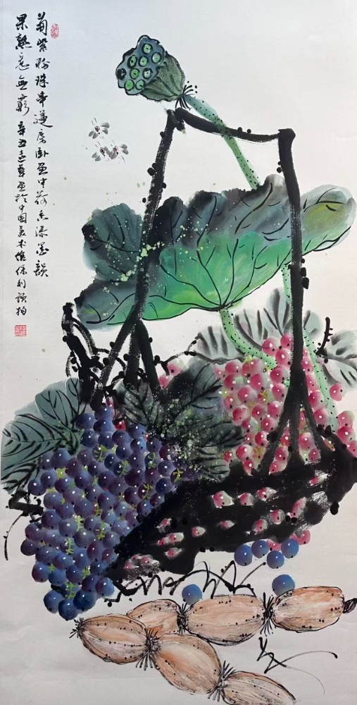 小写意葡萄